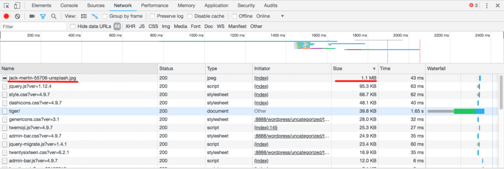 How To Find Big Images That Makes Your Site Load Slowly 5