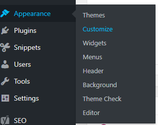 Go to appearance->customize in WordPress