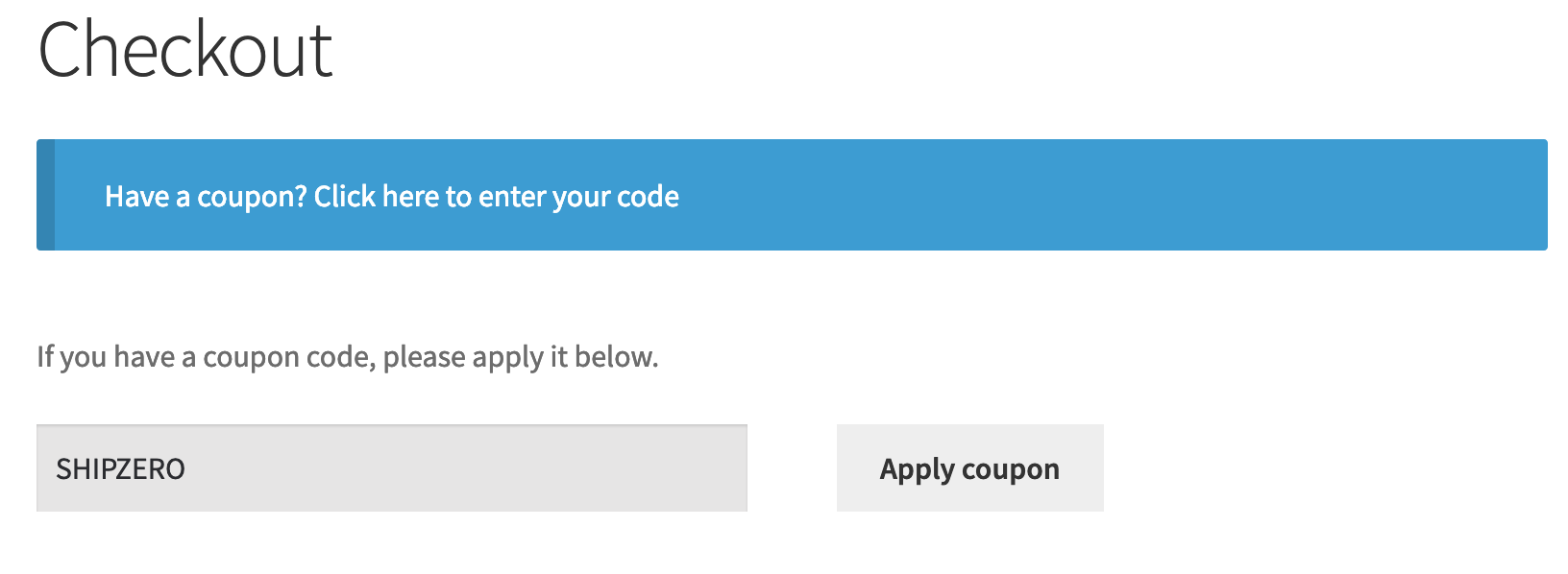 How To Set Up WooCommerce Free Shipping Coupons - Binary Carpenter