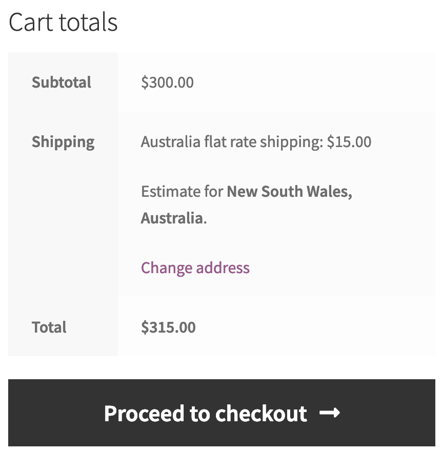 new shipping cost based on item quantity
