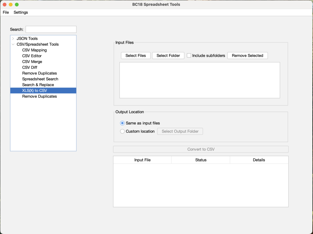 xlsx to multiple csv