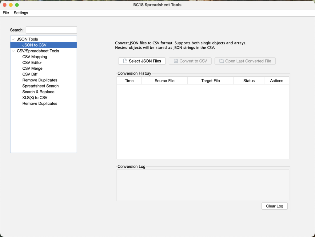 json to csv